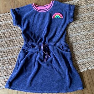 Cat&Jack navy terry cloth dress size Medium (7/8)